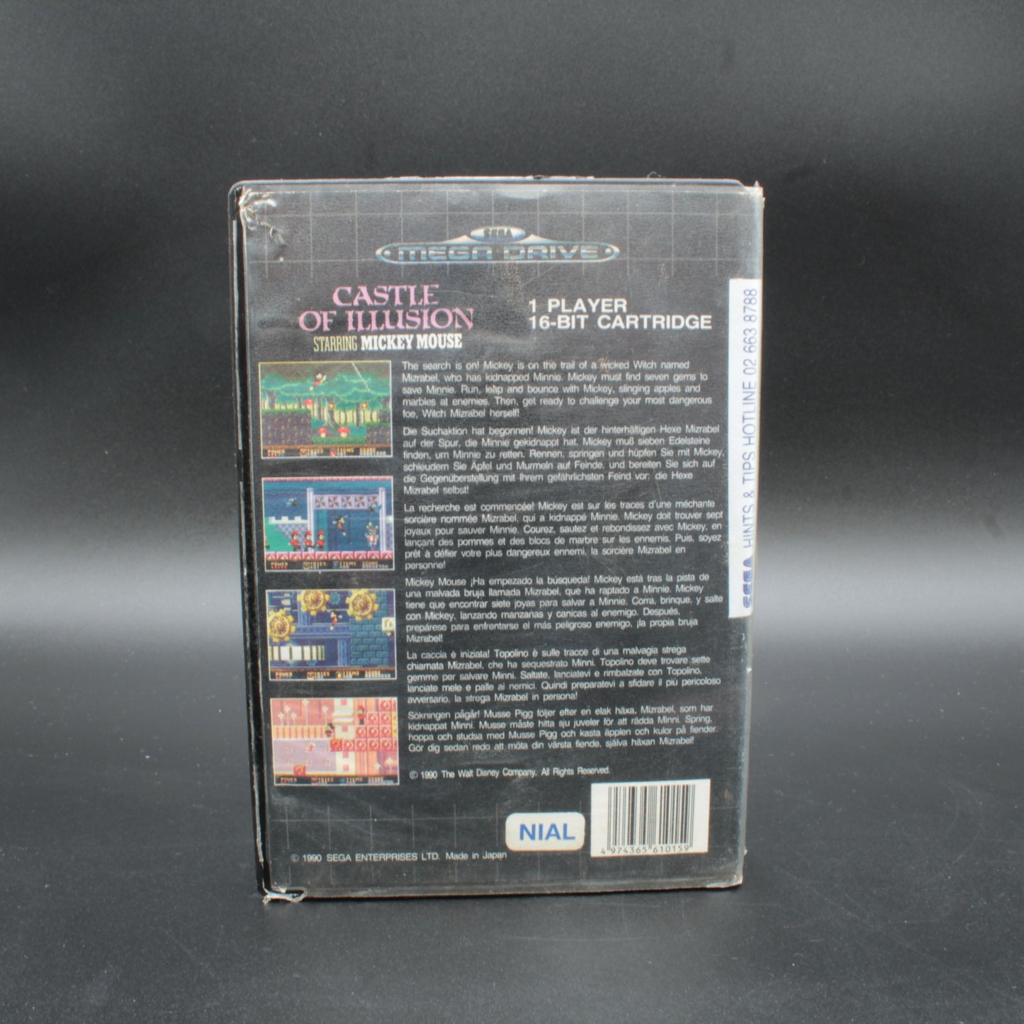 Castle of Illusion | Sega Mega Drive | PAL | No Manual