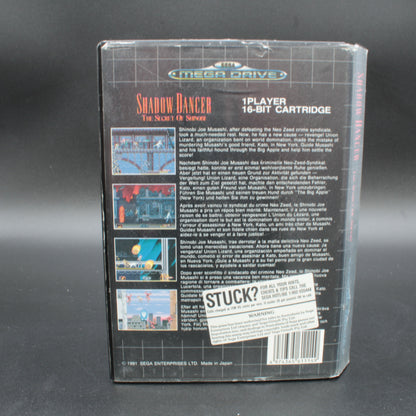 Shadow Dancer The Secret Of Shinobi | Sega Mega Drive | PAL | Complete