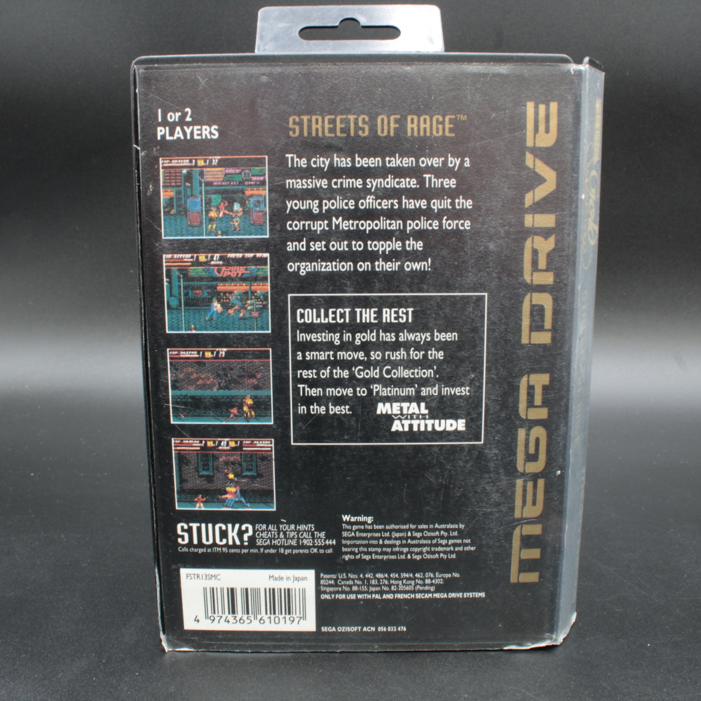 Streets of Rage (Gold Collection) | Sega Mega Drive | PAL | Complete