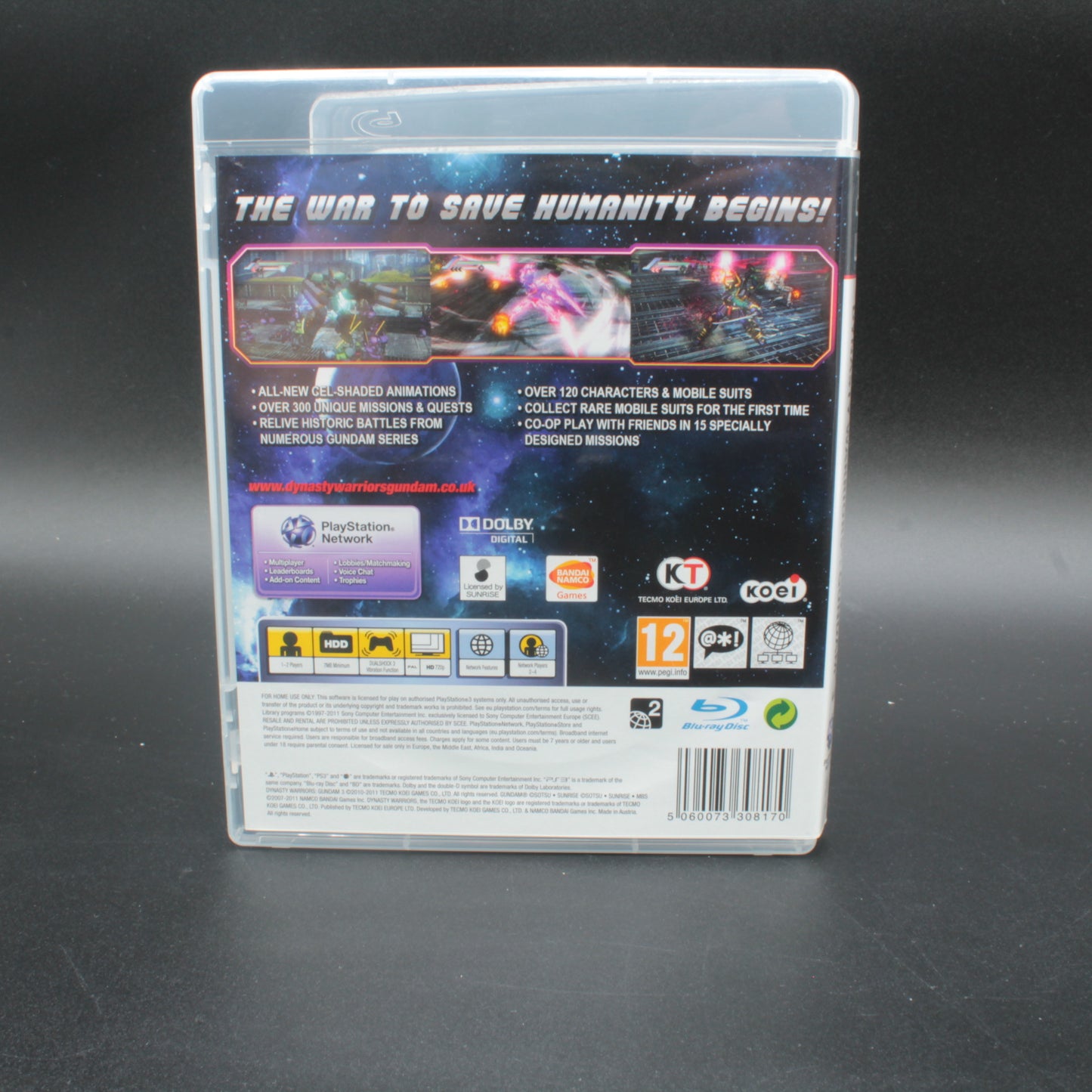 Dynasty Warriors: Gundam 3 | PS3 | PAL | Complete