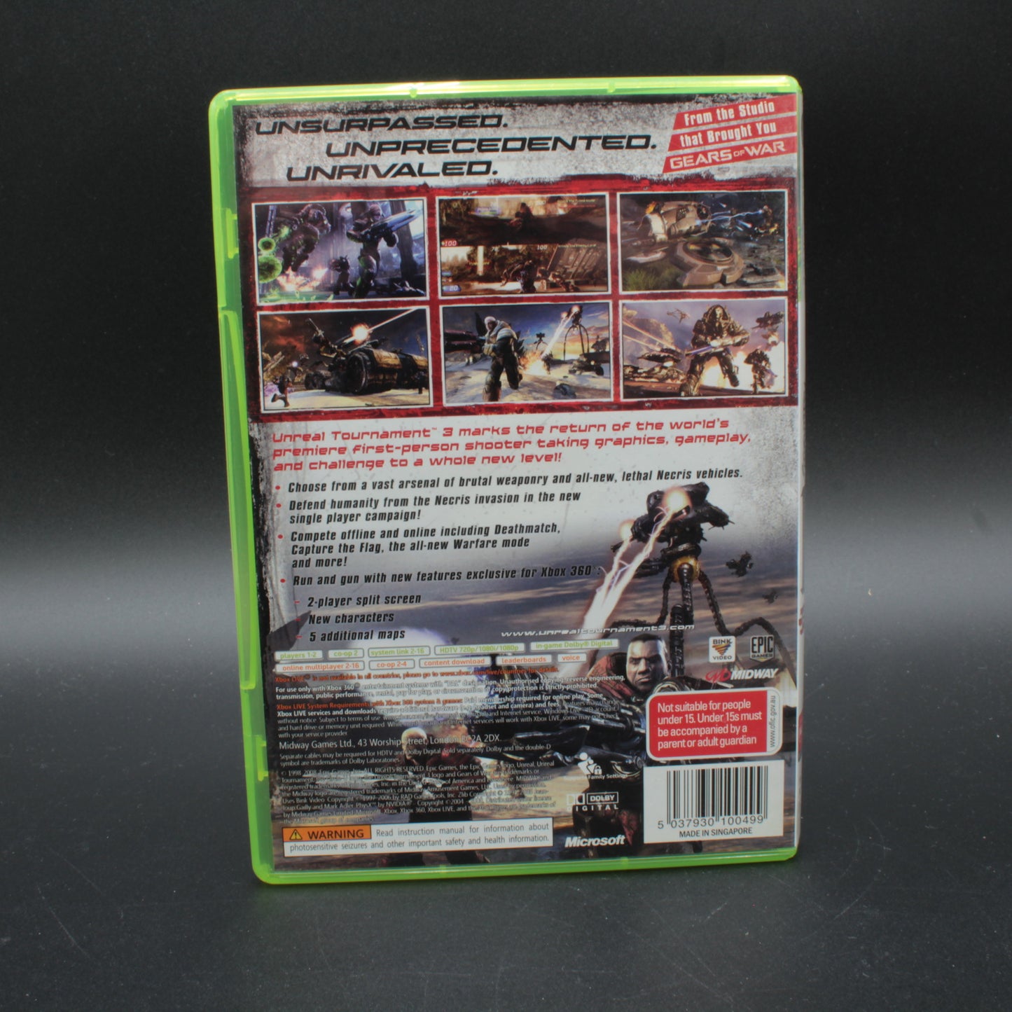 Unreal Tournament 3 | Xbox 360 | PAL | Complete