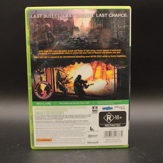 Metro: Last Light | Xbox 360 | PAL | CIB
