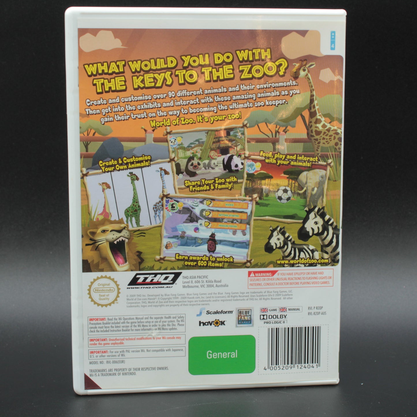 World of Zoo | Nintendo Wii | PAL | Complete