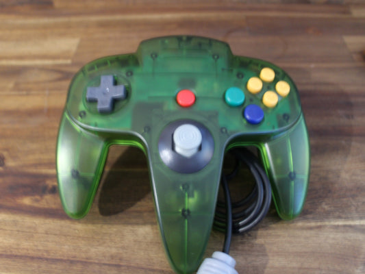 Clear Tech Dark Green 3rd Party N64 Controller | N64 | NEW