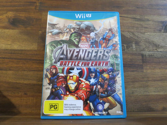 Avengers Battle for Earth | WiiU | PAL | Complete with manual