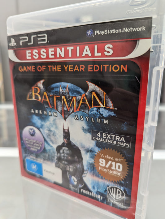 Batman Arkham Asylum [Game Of The Year Edition Essentials] | PS3 | PAL | CIB