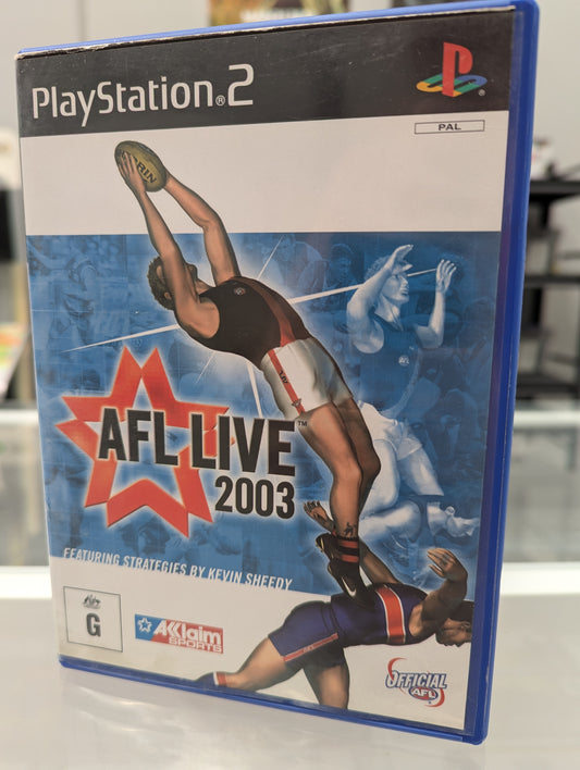 AFL Live 2003 | PS2 | PAL | CIB