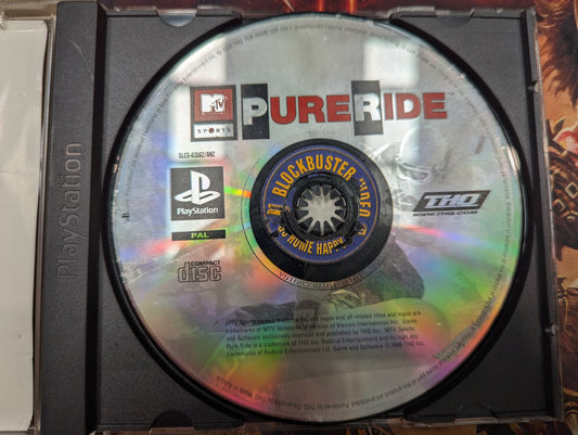 Pure Ride | PS1 | PAL | Ex-Rental | No Manual