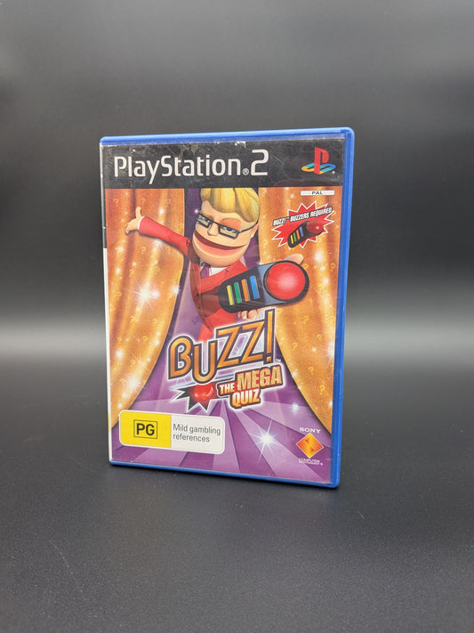 Buzz! The Mega Quiz | PS2 | PAL |CIB