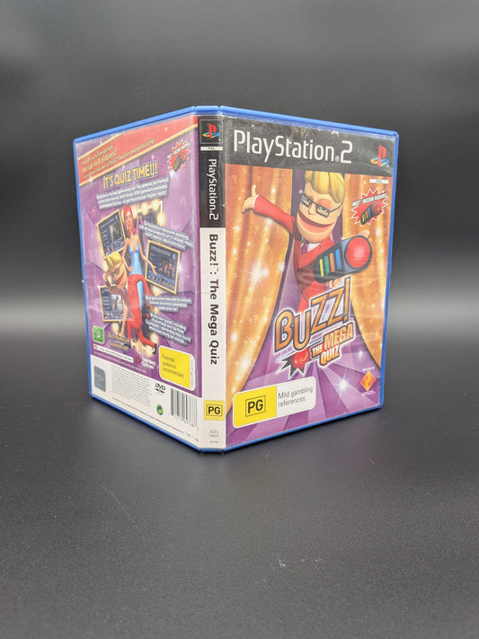 Buzz! The Mega Quiz | PS2 | PAL |CIB