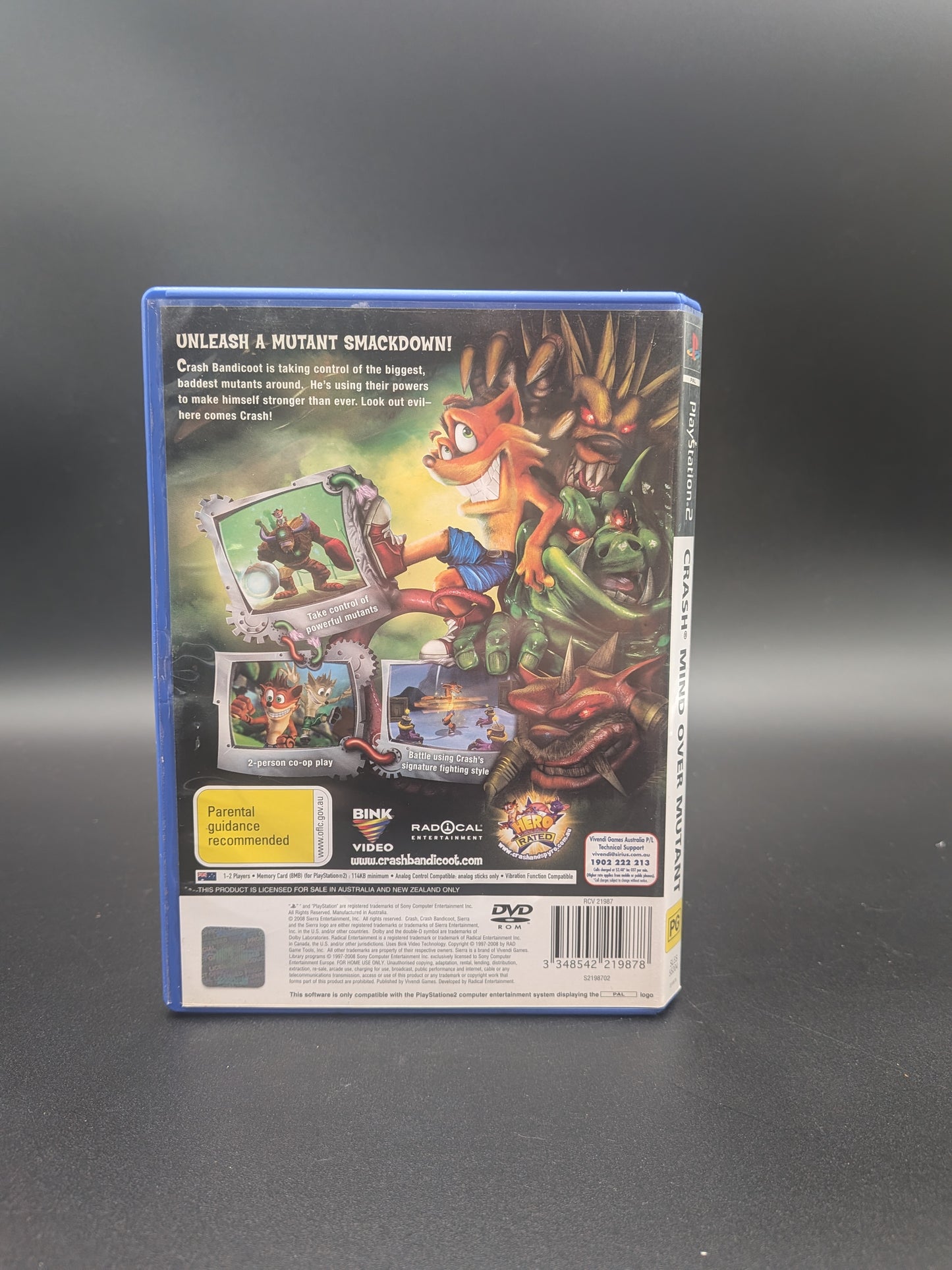 Crash Mind Over Mutants | PS2 | PAL | CIB