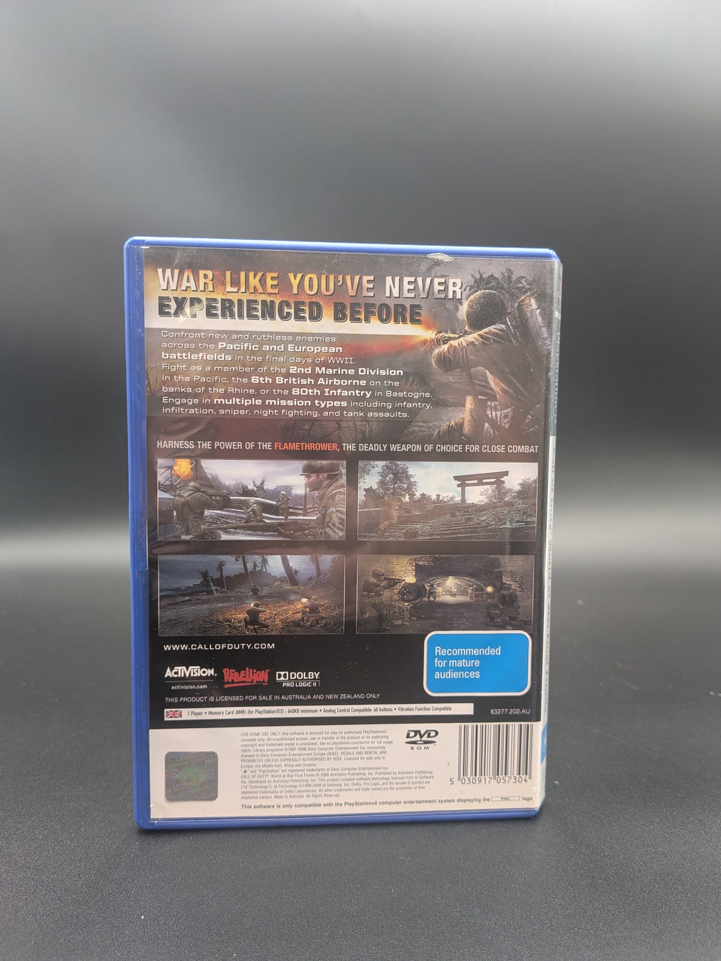 World at War Final Fronts | PS2 | PAL | CIB