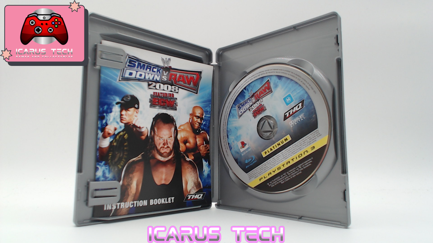 WWE Smackdown vs. Raw 2008 [Platinum] | PS3 | PAL | CIB