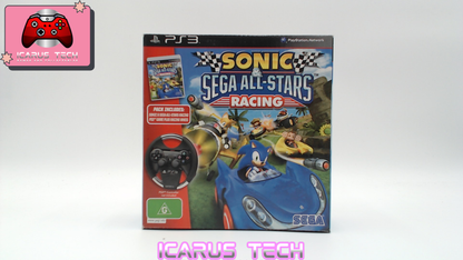 Sonic & SEGA All-Stars Racing [Wheel Bundle] | PS3 | PAL | SEALED