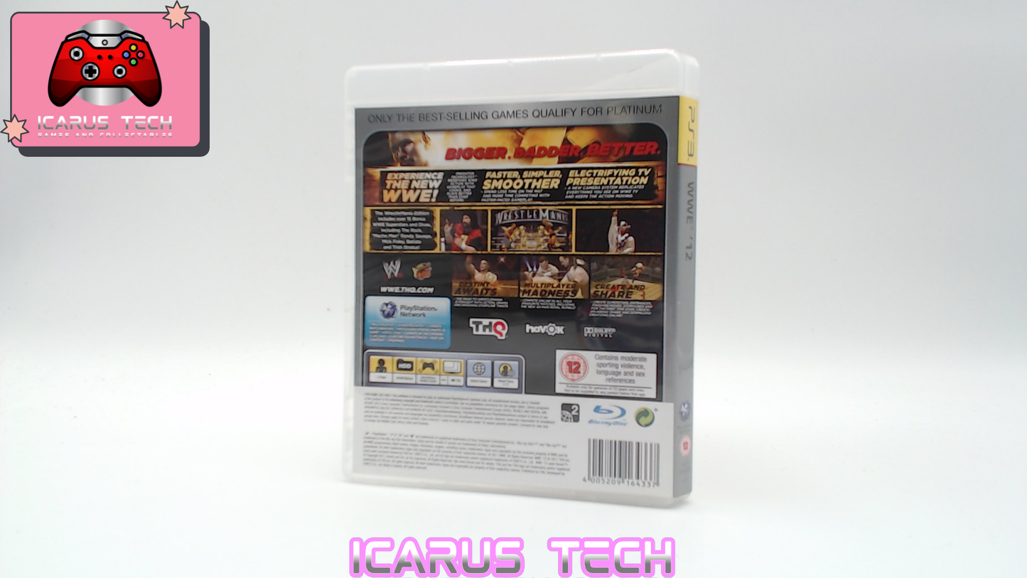 WWE '12 [Wrestlemania Edition] PLATINUM | PS3 | PAL | CIB