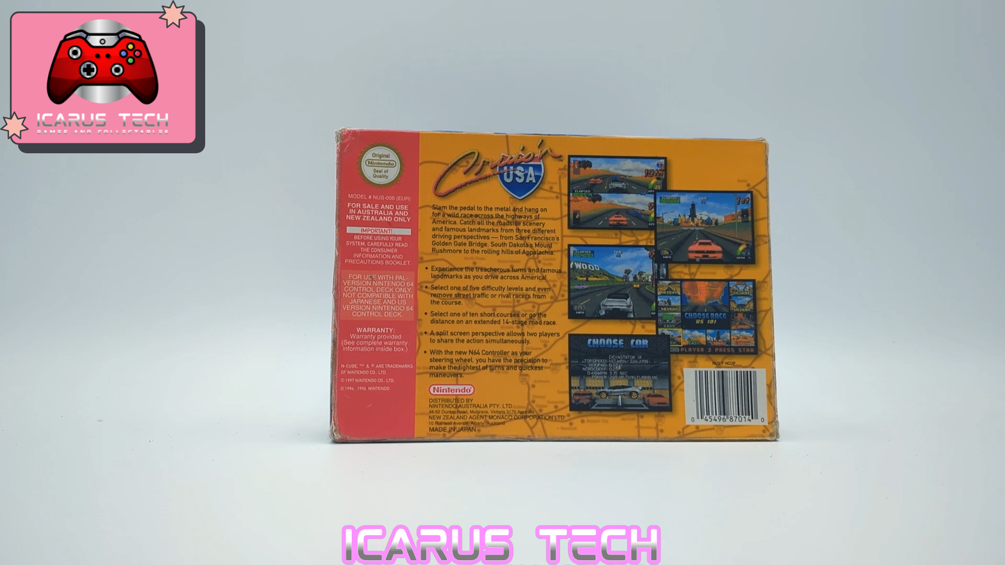 Cruis'n USA | N64 | PAL | No Manual