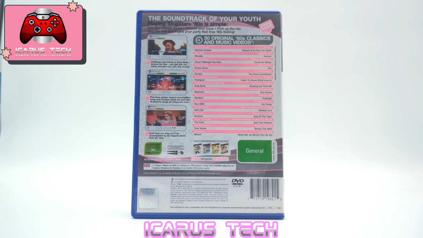 SingStar 80's | PS2 | PAL | CIB