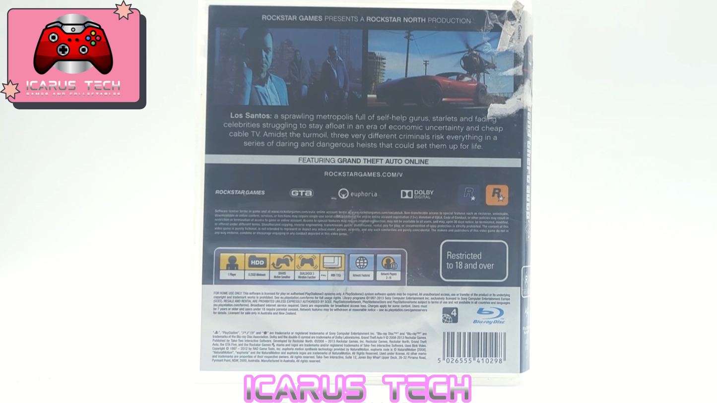 Grand Theft Auto V | PS3 | PAL | No Manual