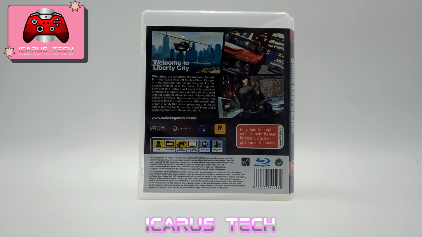 Grand Theft Auto IV | PS3 | PAL | No Manual