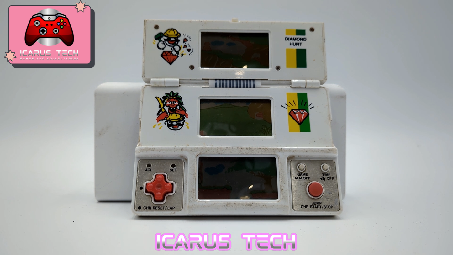 Vintage VTech Diamond Hunt Tri-Screen Handheld | G&W