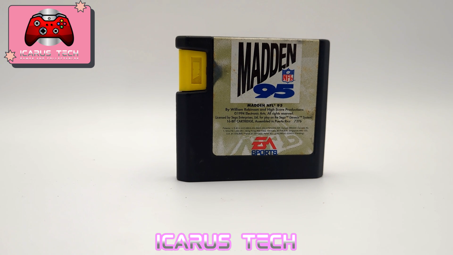 Madden NFL '95 | GEN/MD | Region Free | Cart Only