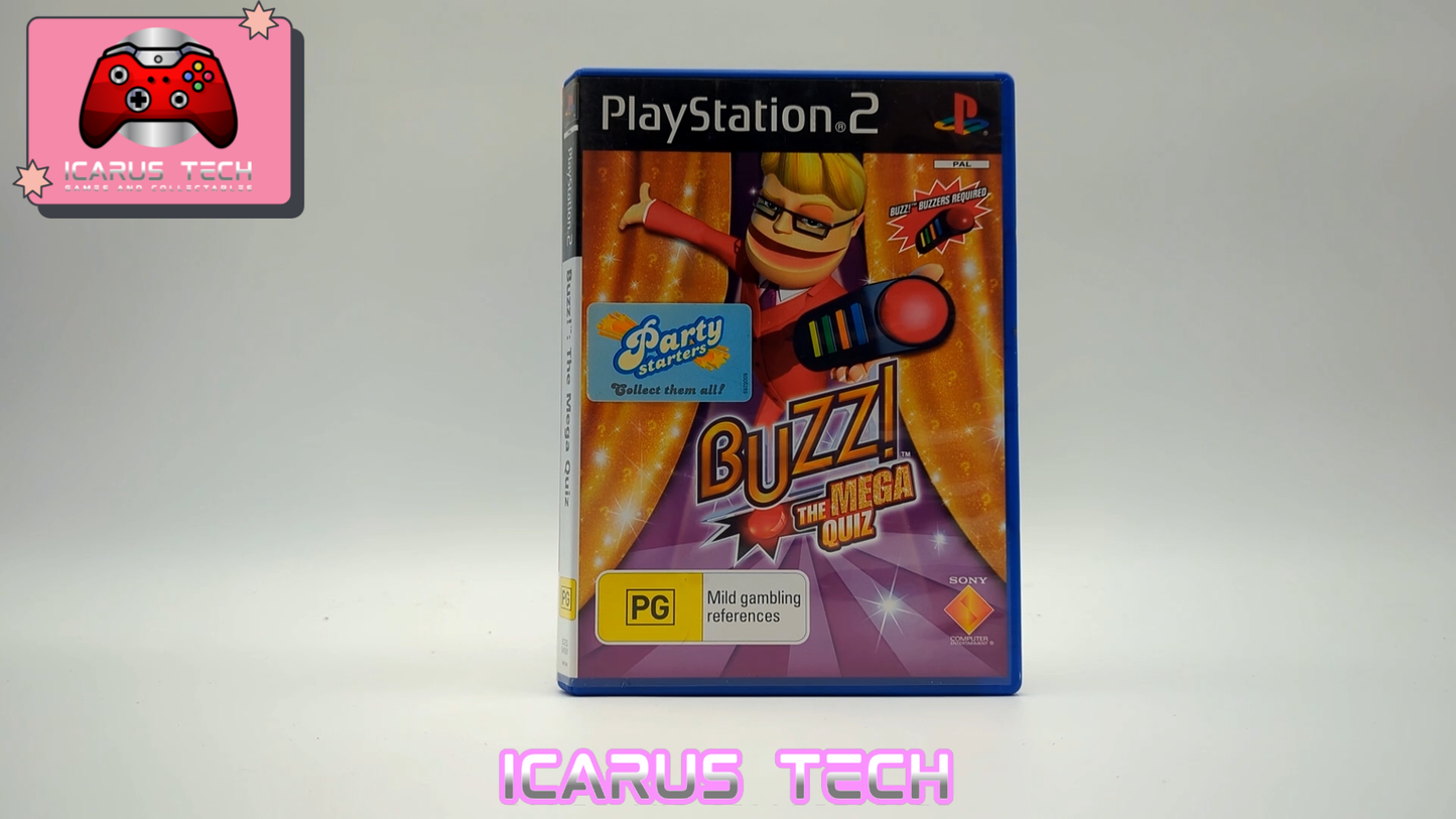 Buzz! The Mega Quiz | PS2 | PAL | CIB