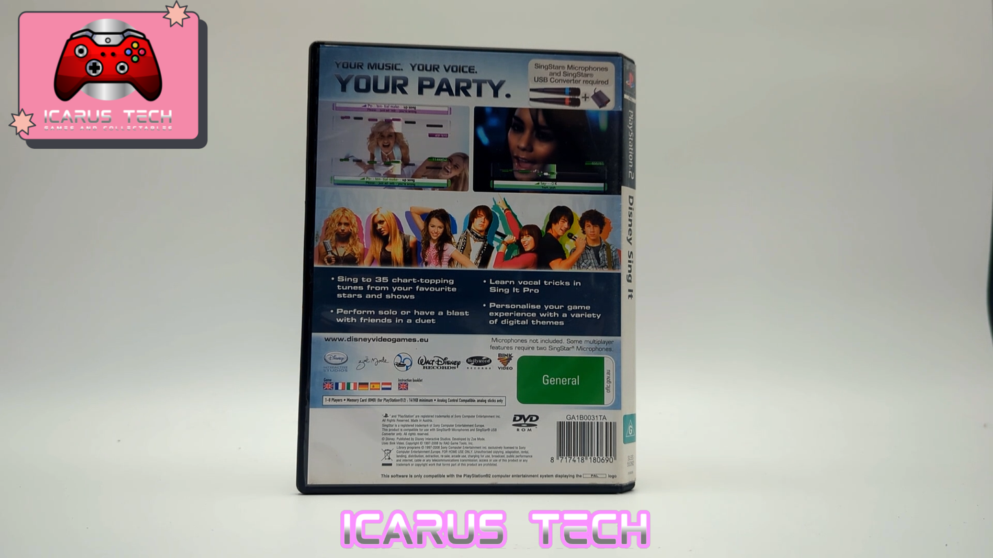 Disney Sing It | PS2 | PAL | CIB