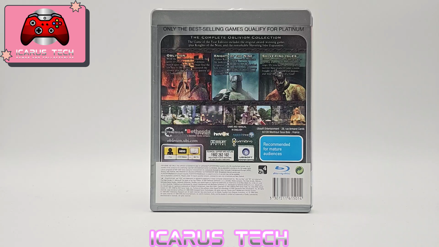 Elder Scrolls IV: Oblivion [Game of the Year Platinum] | PS3 | PAL | CIB