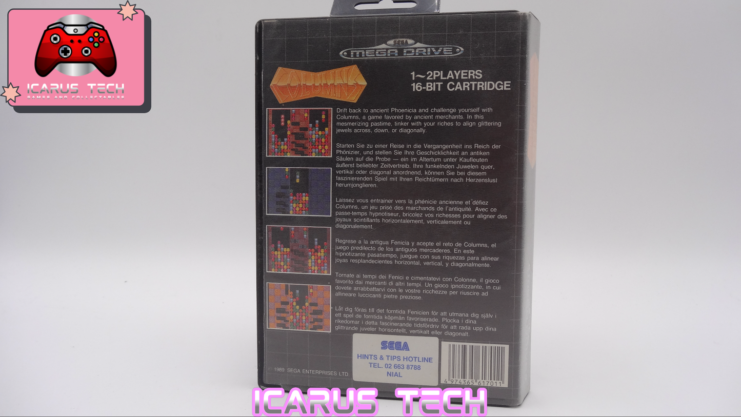 Columns | MD | PAL | No Manual