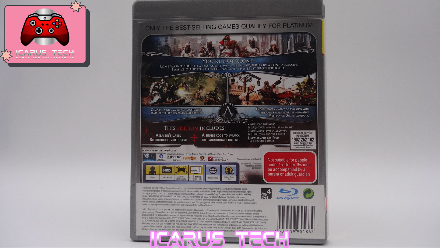 Assassin's Creed: Brotherhood [Platinum] | PS3 | PAL | CIB