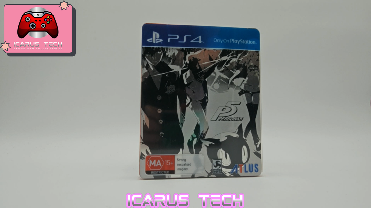 Persona 5 [Steelbook Edition] | PS4 | PAL | CIB