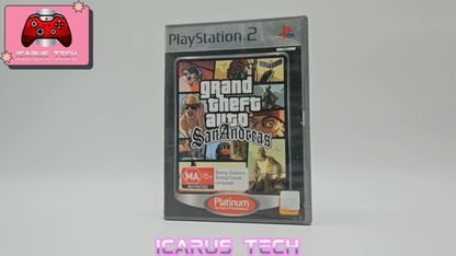 Grand Theft Auto: San Andreas [Platinum] | PS2 | PAL | No Manual
