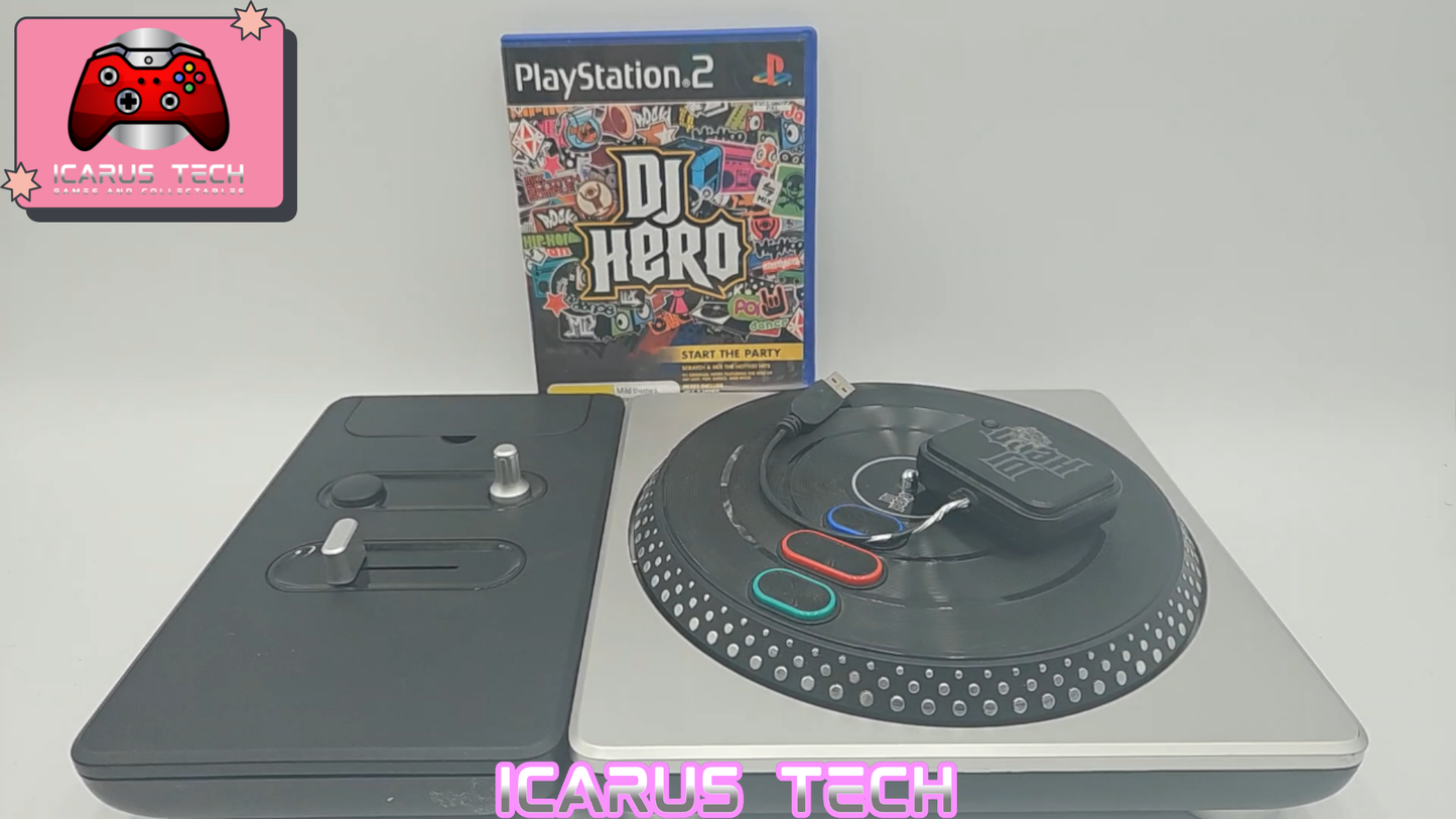 DJ Hero [With Turntable & Dongle] | PS2 | PAL | No Box