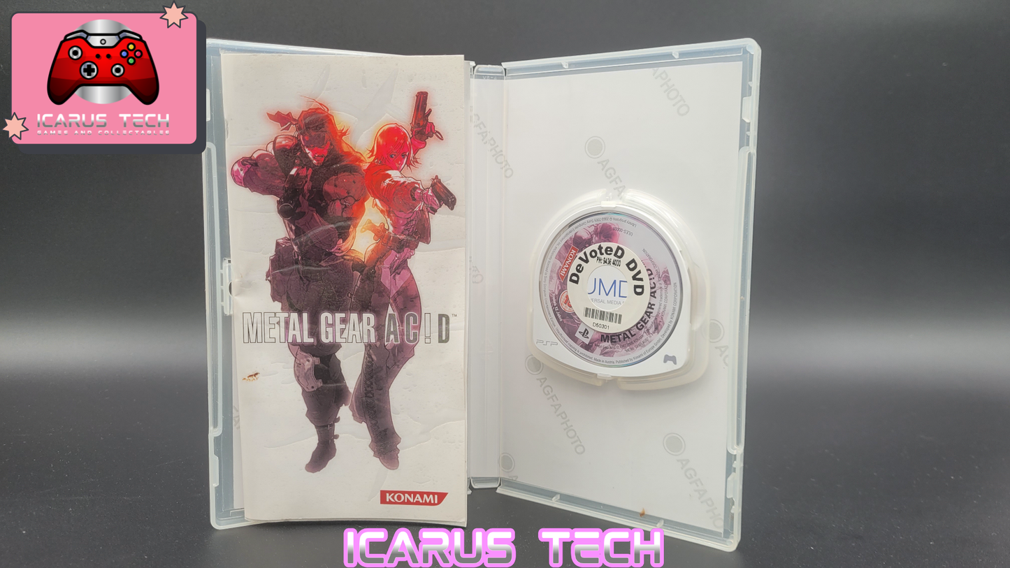 Metal Gear Acid | PSP | NTSC-U | Ex-Rental | REGION FREE