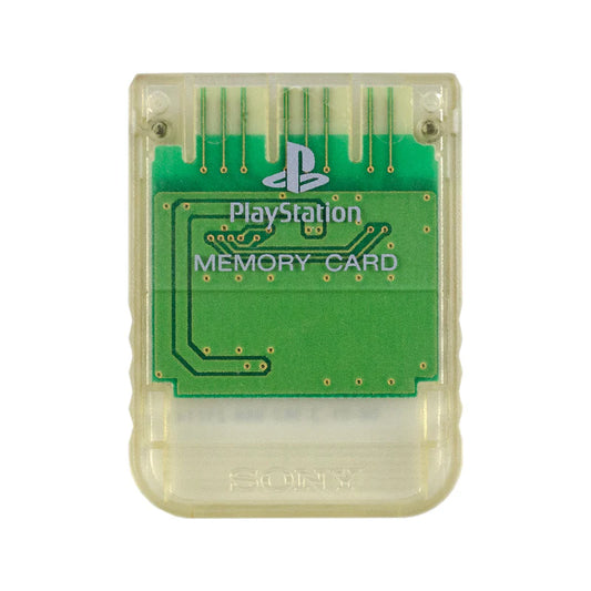 Clear PS1 Memory Card | PS1 | Card Only