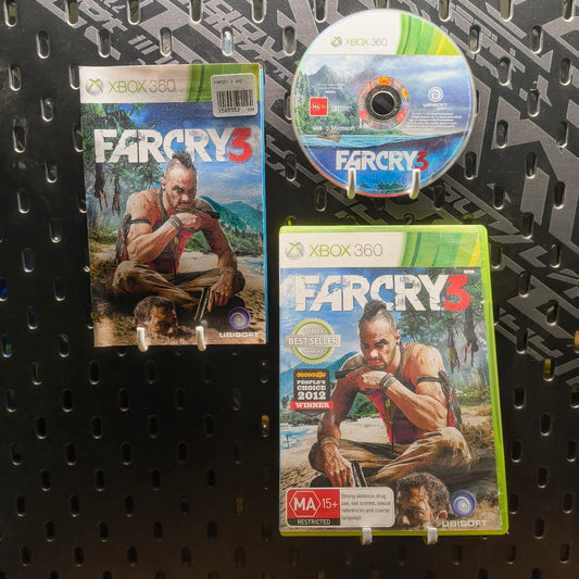 Far Cry 3 Xbox 360 - Disk Good Condition - Manual Included