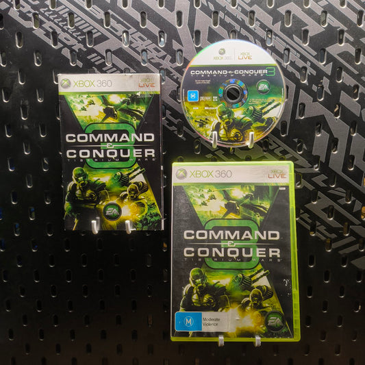 Command and Conquer 3 Tiberum Wars Xbox 360 - Disk Good Condition - Manual Included