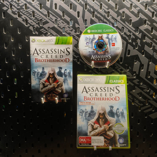 Assassins Creed Brotherhood (Classics) Xbox 360 - Disk Great Condition - Manual Included