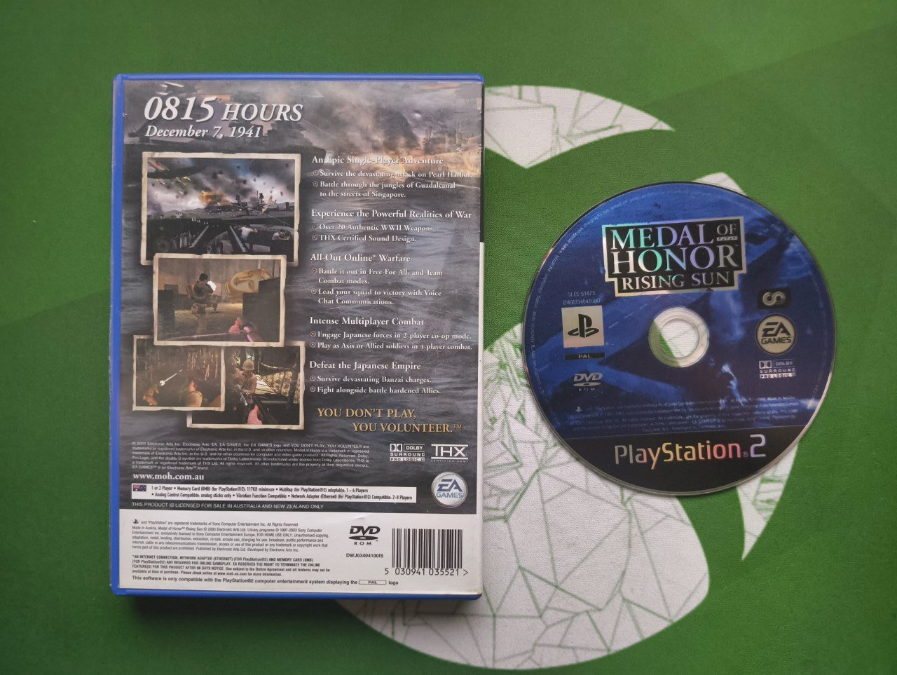 Medal Of Honor Rising Sun PS2