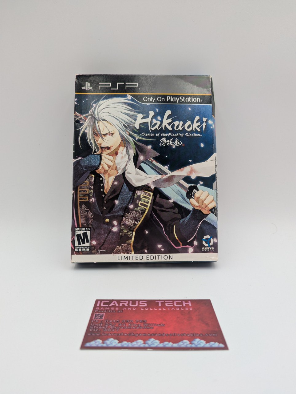 Hakuoki: Demon Of The Fleeting Blossom [Limited Edition] | PSP | NTSC | CIB | REGION FREE