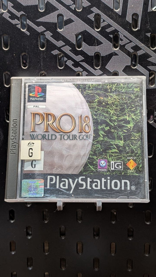 Pro 18 World Tour Golf | PS1 | PAL | No Sleeve