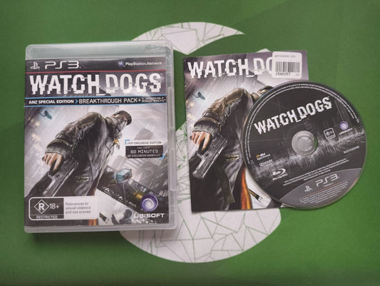 Watch Dogs ANZ Edition PS3