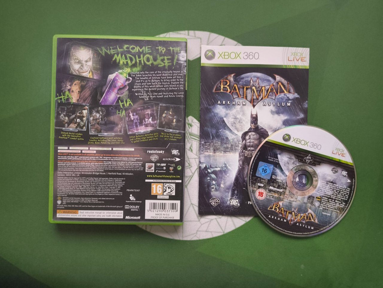 Batman Arkham Asylum Xbox 360