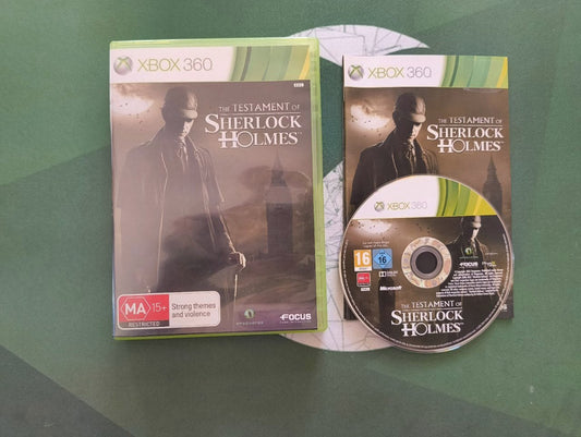 The Testament of Sherlock Holmes Xbox 360