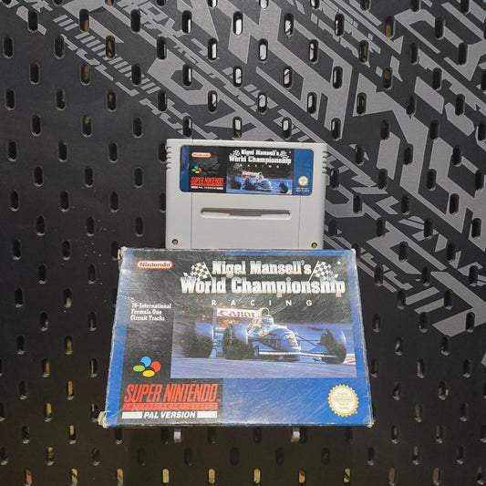 Nigel Mansell's World Championship Racing | SNES | PAL | NO MANUAL