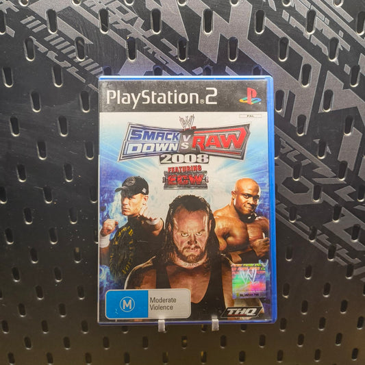 WWE Smackdown vs. Raw 2008 | PS2 | PAL | CIB