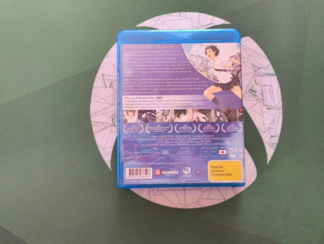 The Girl Who Leapt Through Time BluRay