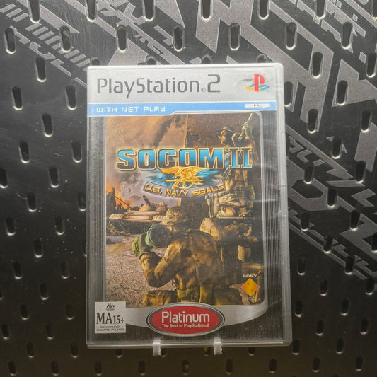 SOCOM II US Navy Seals [Platinum] | PS2 | PAL | CIB