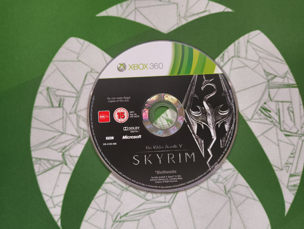 The Elder Scrolls 5: Skyrim Xbox 360 (Disk Only)