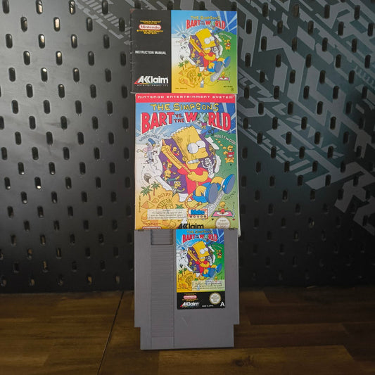 The Simpsons Bart vs the World | NES | PAL | CIB